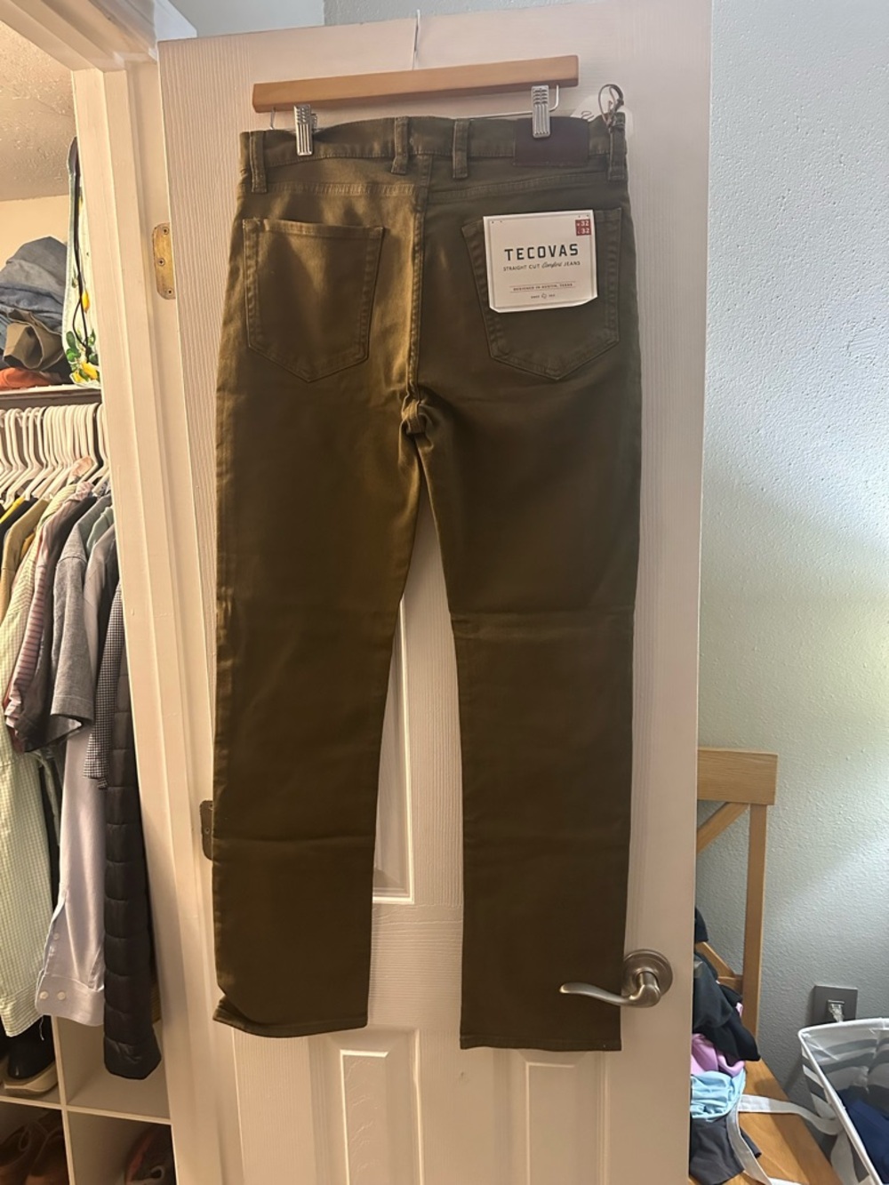 Tecovas Olive Straight-Leg Pants